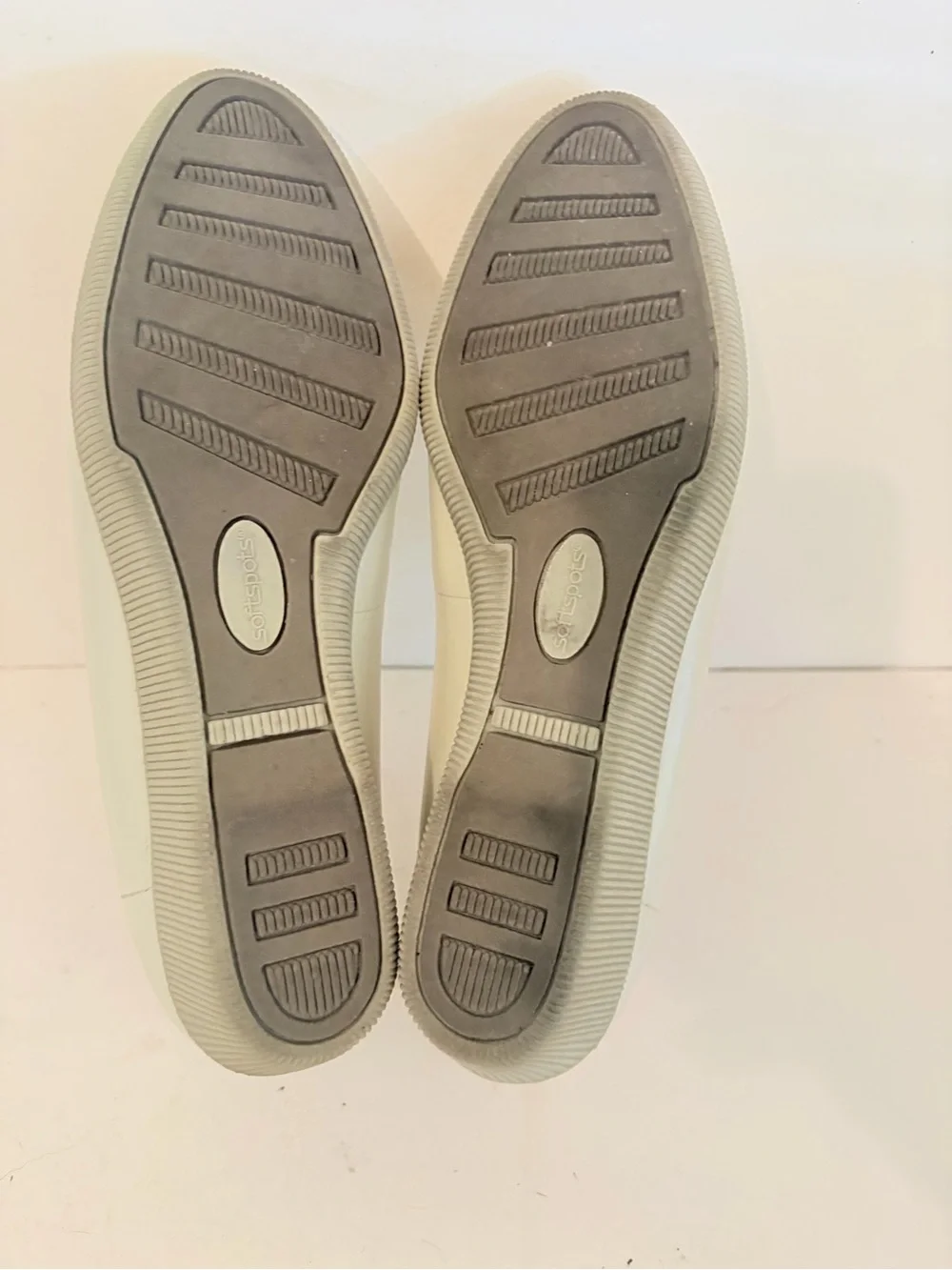 Softspots Bone Leather Stephanie Low Wedge Slip On Comfort Shoes